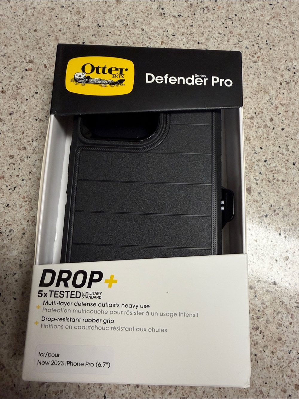 OtterBox Defender Pro Rugged Phone Case - Black